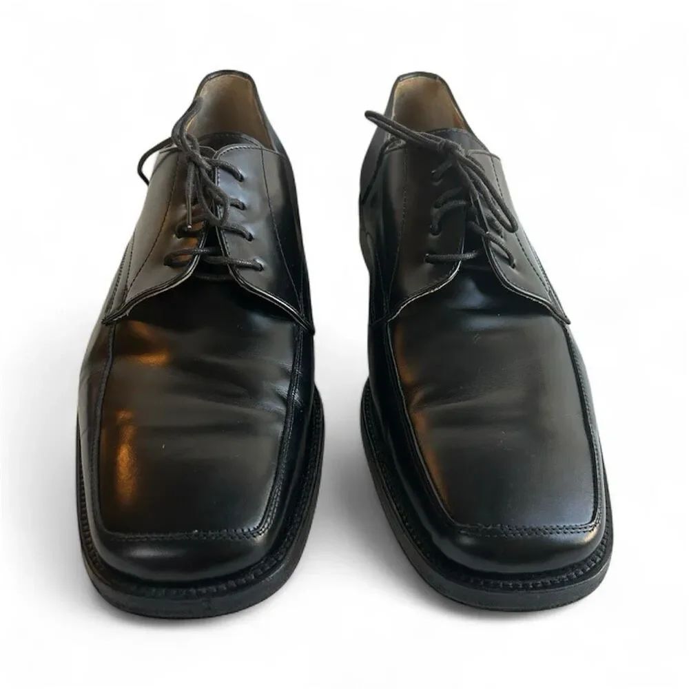 To Boot New York Adam Derrick Men’s 12 Black Italian Leather Dress Shoes